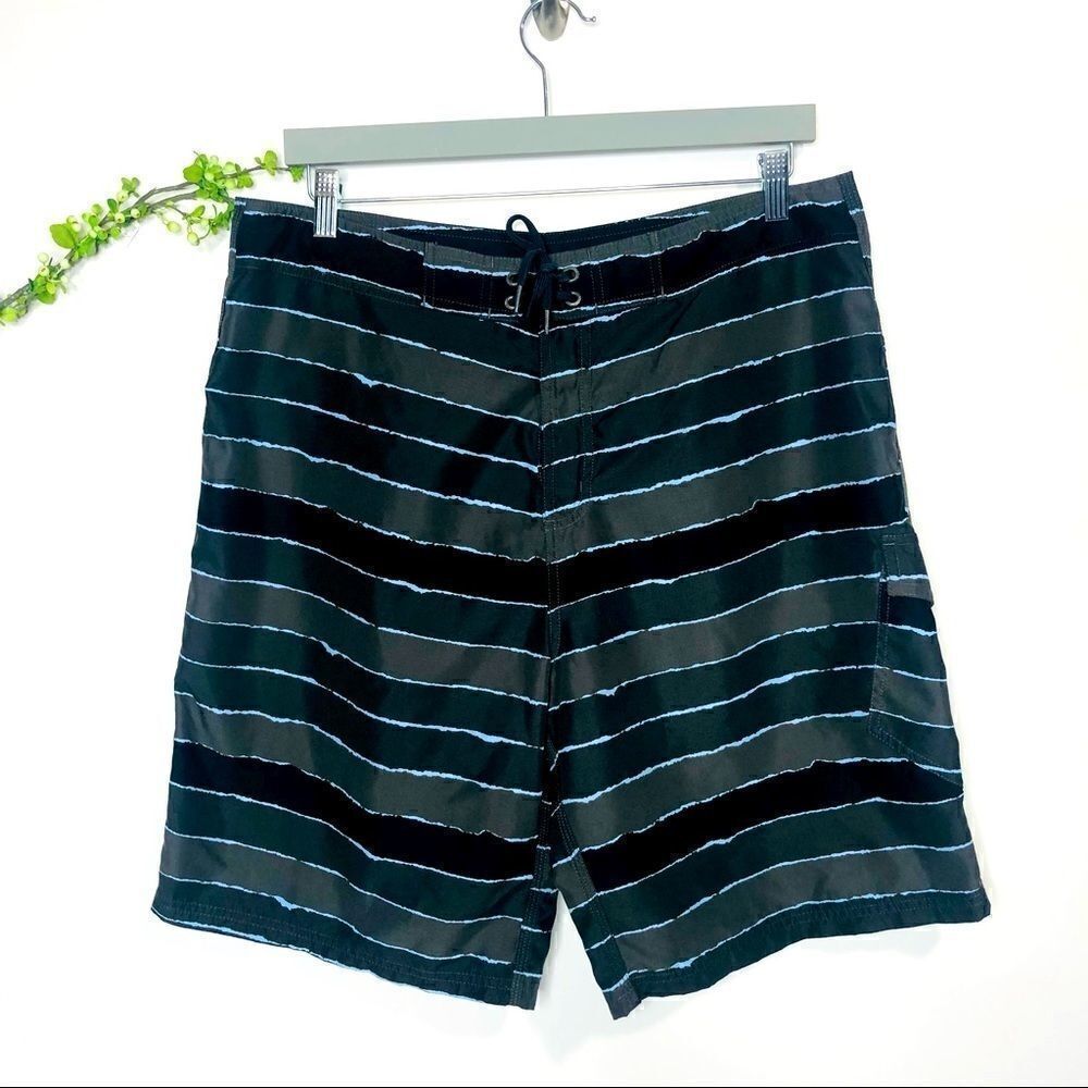 Eastern Mountain Sports striped Swim Trunks